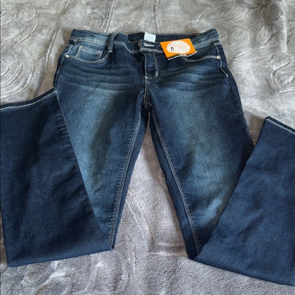 Members mark girls favorite knit denim Jeans 14/16 NWT BLUE
